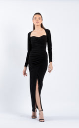 1 of 8 Zeena Zaki SS2115 Dress Black