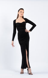3 of 8 Zeena Zaki SS2115 Dress Black