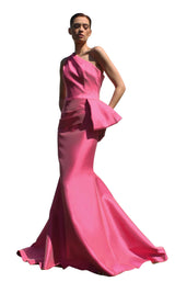 1 of 2 Edward Arsouni Couture SS588 Dress Pink