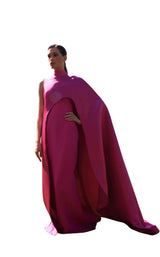 1 of 2 Edward Arsouni Couture SS590 Dress Fuchsia