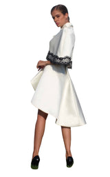 1 of 2 Edward Arsouni Couture SS596 Dress Ecru