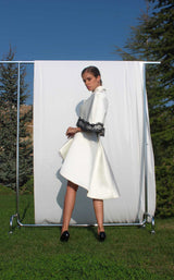 2 of 2 Edward Arsouni Couture SS596 Dress Ecru