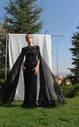 2 of 2 Edward Arsouni Couture SS602 Dress Black