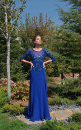 2 of 2 Edward Arsouni Couture SS606 Dress Royal