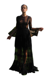 1 of 2 Edward Arsouni Couture SS607 Dress Black