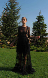 2 of 2 Edward Arsouni Couture SS607 Dress Black