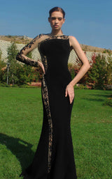 2 of 2 Edward Arsouni Couture SS609 Dress Black