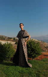 2 of 2 Edward Arsouni Couture SS610 Dress Black-Copper