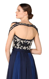 4 of 4 Revive by Tony Ward Stephanie Dress Blue-Multi