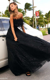 4 of 8 Sherri Hill 54048 Dress Black