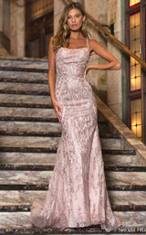 1 of 2 Sherri Hill 54165 Blush