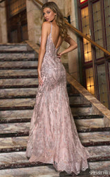 2 of 2 Sherri Hill 54165 Blush