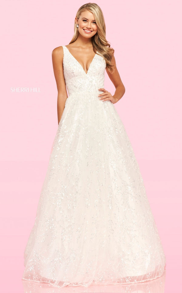 Sherri Hill 54177 Ivory