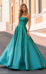 1 of 3 Sherri Hill 54325 Dress Emerald