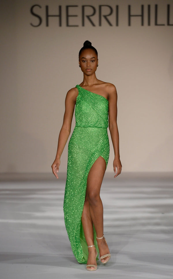 Sherri Hill 54908 Dress Neon-Green
