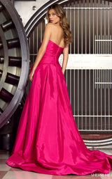 3 of 3 Sherri Hill 55214 Fuchsia