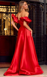 3 of 3 Sherri Hill 55253 Dress Red