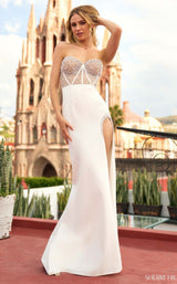 1 of 4 Sherri Hill 55320 Ivory