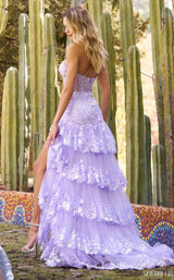 4 of 4 Sherri Hill 55800 Dress Lilac