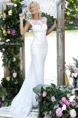 3 of 4 Sherri Hill 50069 Ivory