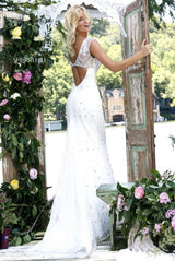 4 of 4 Sherri Hill 50069 Ivory