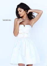 4 of 7 Sherri Hill 50547 Ivory