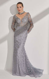 1 of 4 Tiara TAB2026127 Dress Gray