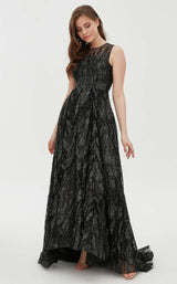 1 of 6 Tiara TAB926013 Dress Black