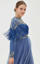 9 of 10 Tiara TAB926039 Dress Blue