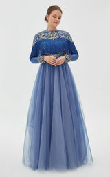 1 of 10 Tiara TAB926039 Dress Blue