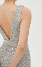 4 of 4 Tiara TAB926079 Dress Gray
