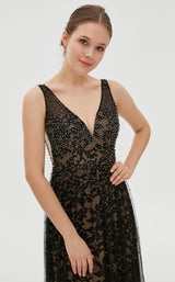 5 of 7 Tiara TAB926083 Dress Black