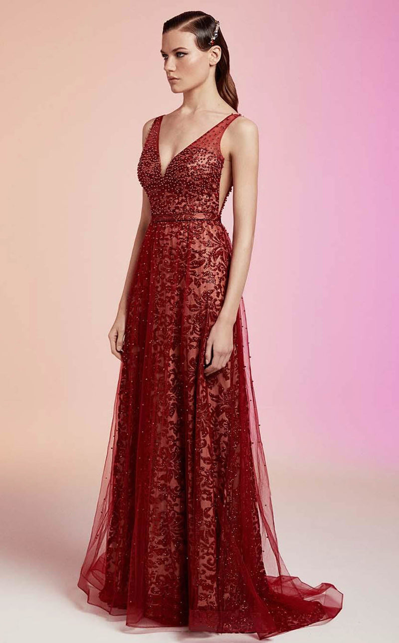 Tiara TAB926083 Dress Bordeaux