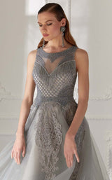 5 of 5 Tiara TAB926096 Dress Blue-Granite