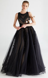 1 of 5 Tiara TAB926096 Dress Black