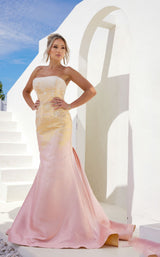 1 of 2 Terani 241E2499 Blush-Gold