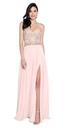 9 of 9 Terani 1811P5214 Blush-Nude