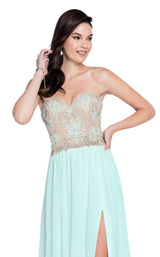 2 of 9 Terani 1811P5214 Sea Foam-Nude