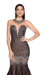 2 of 6 Terani 1811P5217 Black-Nude