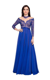 1 of 4 Terani 1812E6264 Royal Blue