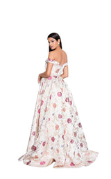 3 of 4 Terani 1812E6307 Champagne-Multi