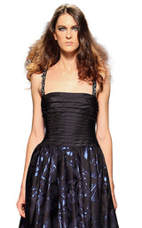 3 of 4 Revive by Tony Ward Vicky Dress Black-Blue