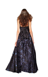 2 of 4 Revive by Tony Ward Vicky Dress Black-Blue