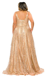 Lindas W1004 Dress Rose-Gold