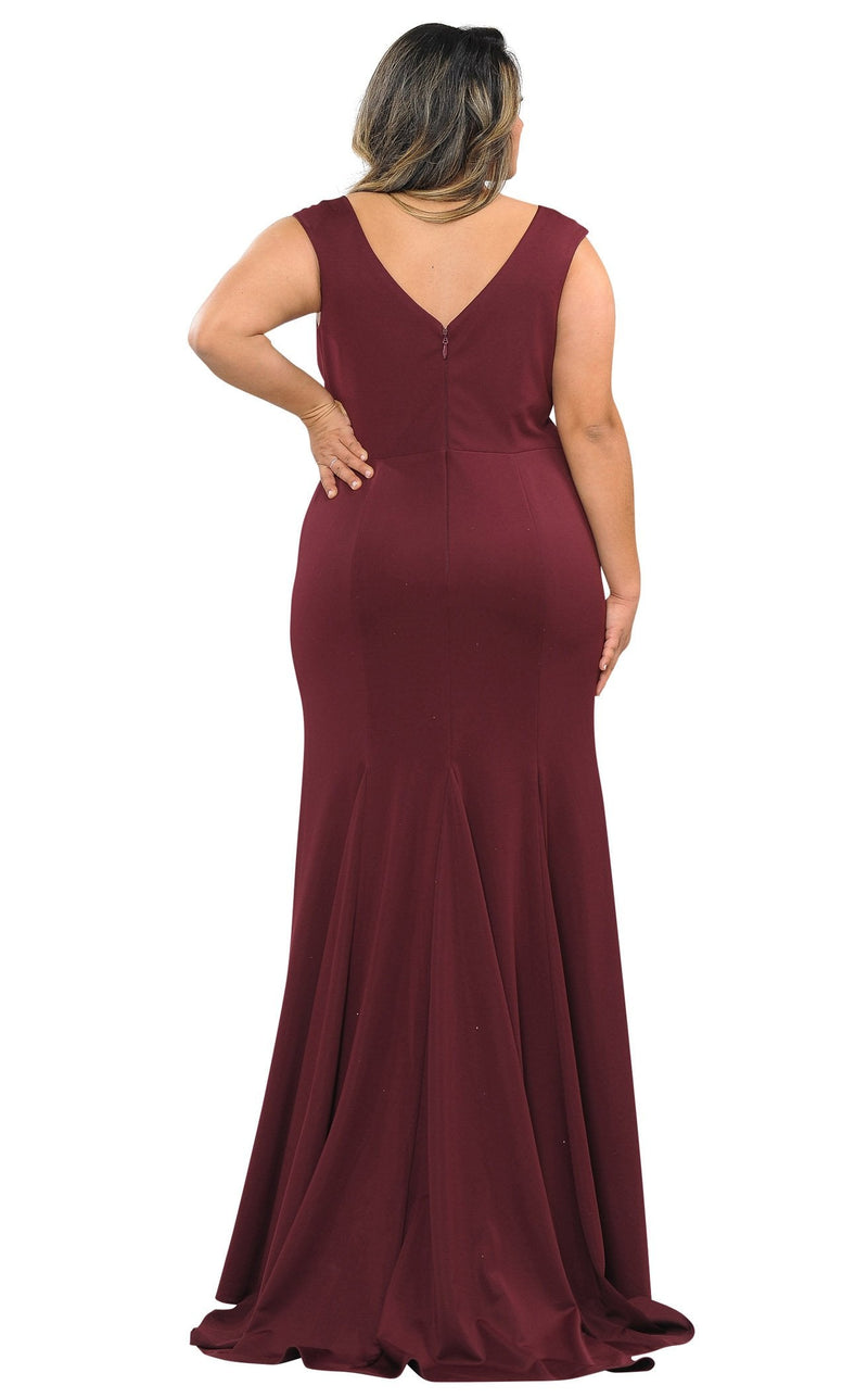 Lindas W1022 Dress Burgundy