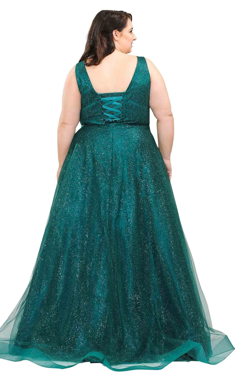 Lindas W1024 Dress Emerald