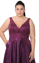 15 of 24 Lindas W1032 Dress Plum