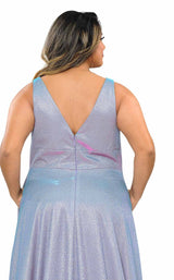 7 of 8 Lindas W1036 Dress Lavender