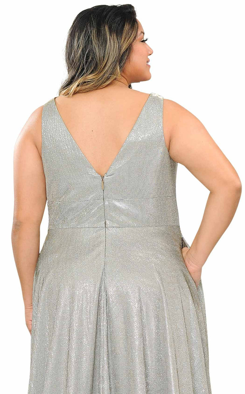 Lindas W1036 Dress Silver-Gold