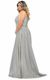 9 of 32 Lindas W1038 Dress Silver-Gold